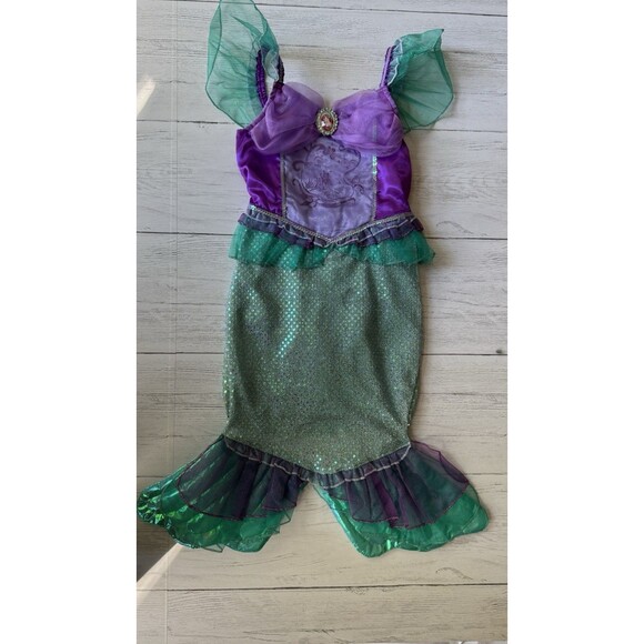 Disney Store Exclusive Ariel Sz XS The Little Mermaid Costume Dress Up Princess - Picture 1 of 9